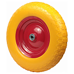 Колесо для тачки PU 4.00-8 (16х70) полиуретановое, koleso-dlya-tachki-pu-400-8-16kh70-poliuretanovoe-1 | img-1