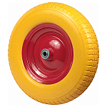 Колесо для тачки PU 4.00-8 (16х95) полиуретановое, koleso-dlya-tachki-pu-400-8-16kh95-poliuretanovoe-2 | img-1