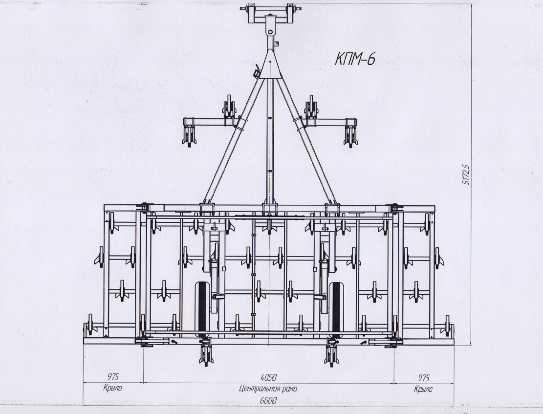 Культиватор для сплошной обработки почвы КПМ-6 (220мм, 45х12) (120 л.с.), kultivator-dlya-sploshnoy-obrabotki-pochvi-kpm-6-220mm-45kh12-120-ls | img-4