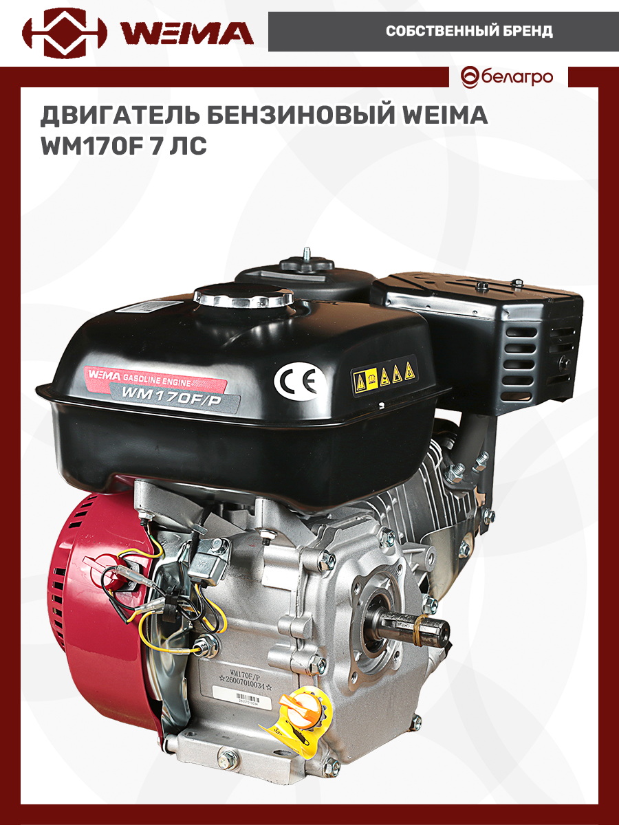 Двигатель бензиновый WEIMA WM170F (7 л.с.), dvigatel-benzinoviy-weima-wm170f-7-ls | img-9