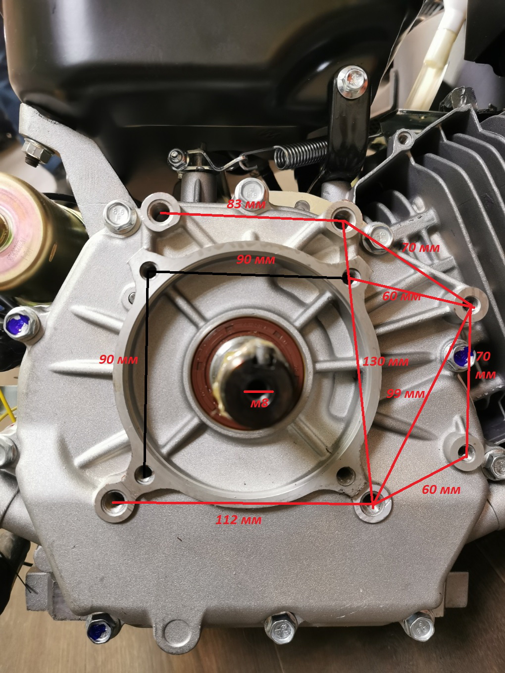 Двигатель бензиновый WEIMA WM190FE/P (16 л.с.) с эл.стартером (14v,20А,280W) (фильтр в мас. ванне), dvigatel-benzinoviy-weima-wm190fep-16-ls-s-elstarterom-14v20a280w-filtr-v-mas-vanne-2 | img-2