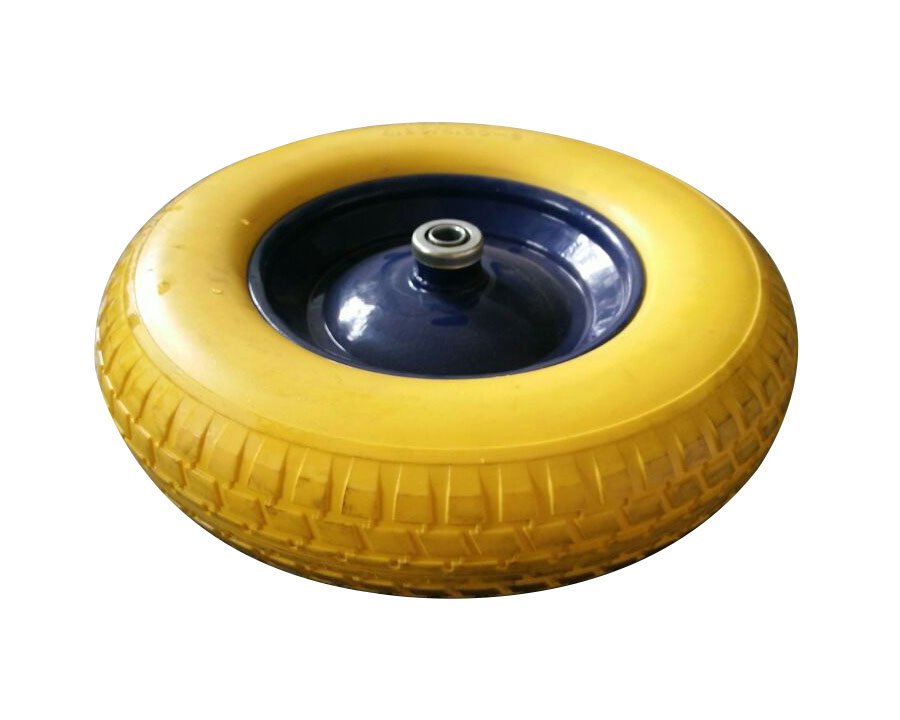 Колесо для тачки PU 4.00-8 (16х95) полиуретановое, koleso-dlya-tachki-pu-400-8-16kh95-poliuretanovoe-2 | img-2