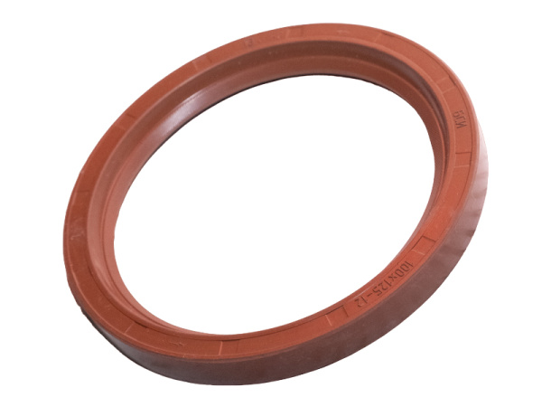 Сальник 100х125х12-1,1 коленвала задний (коричневый) (манжета)   | img-1