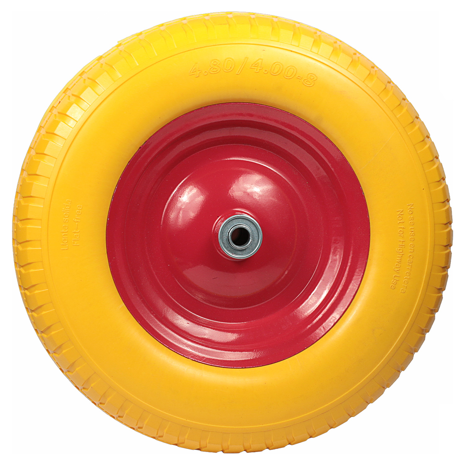 Колесо для тачки PU 4.00-8 (16х95) полиуретановое, koleso-dlya-tachki-pu-400-8-16kh95-poliuretanovoe-2 | img-3