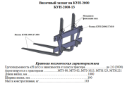 Вилочный захват КУН 2000-13 (ТУРС-2000)